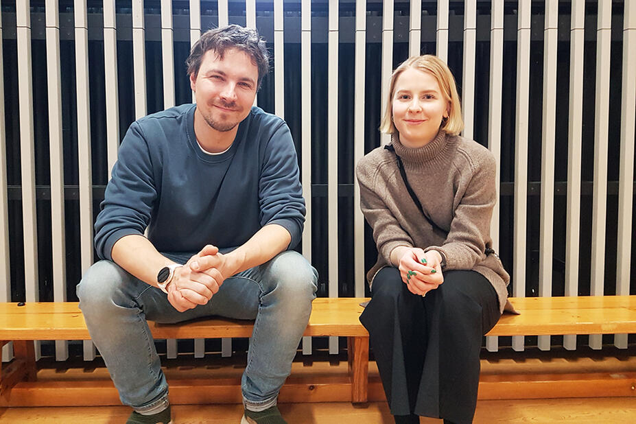 Jussi Räisänen ja Ella Isosomppi