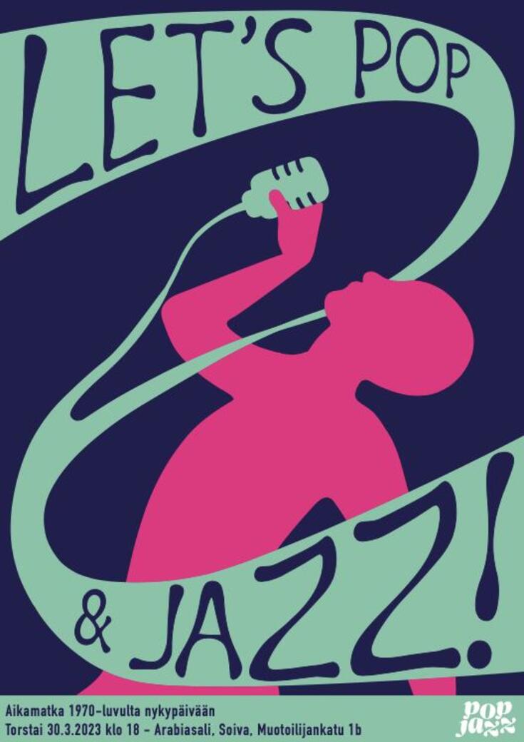 Let´s Pop & Jazz -konsertin juliste